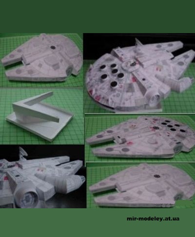 №13109 - Millenium Falcon (Star Wars) из бумаги