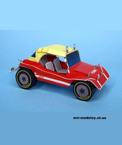 №13194 - Dune Buggy / Пляжный внедорожник (PR models) из бумаги