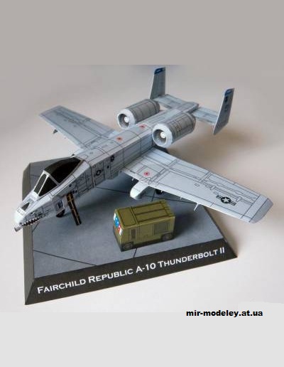 №13127 - A-10 Thunderbolt (PR Models) из бумаги