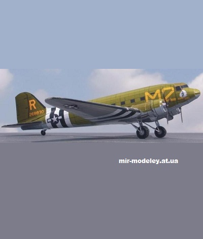 №13239 - C 47 D Day Doll (TSMC) из бумаги