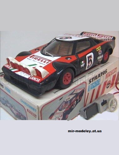 №13284 - Lancia Stratos Pirelli (YMjr Design 10) из бумаги