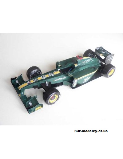 №13296 - Lotus Cosworth T127 (Forum Team) из бумаги