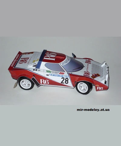 №13290 - Lancia HF Stratos R6 (YMjr Design 17) из бумаги