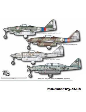 №13221 - Me-262A (Trotskiy Studio) из бумаги