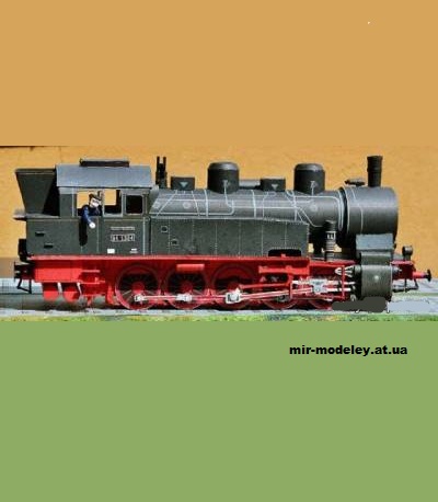 №1388 - Немецкий паровоз BR-94 (Kartonmodell Forum) из бумаги