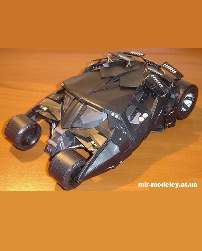 №13362 - Бэтмобиль Акробат / Tumbler (Batman) (Paper Inside) из бумаги