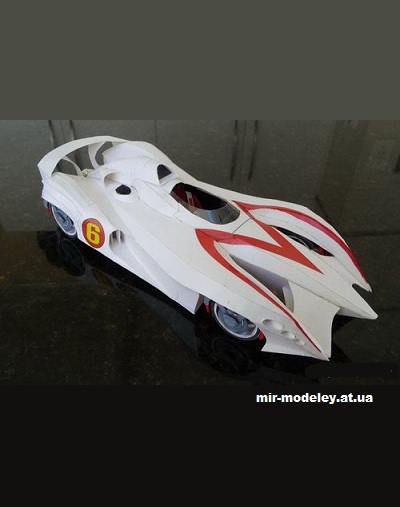 №13379 - Mach 6 (Speed Racer) (Paper Inside) из бумаги