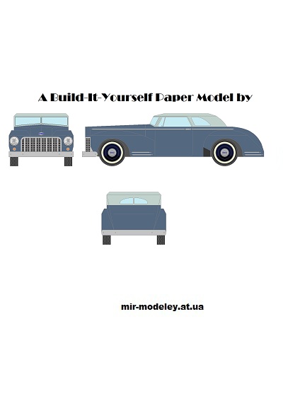 №13310 - AB15 - Business Coupe Final (Mccool Papercraft) из бумаги