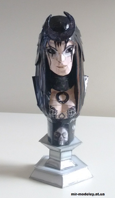 №13344 - Бюст Enchantress (Paper Inside) из бумаги