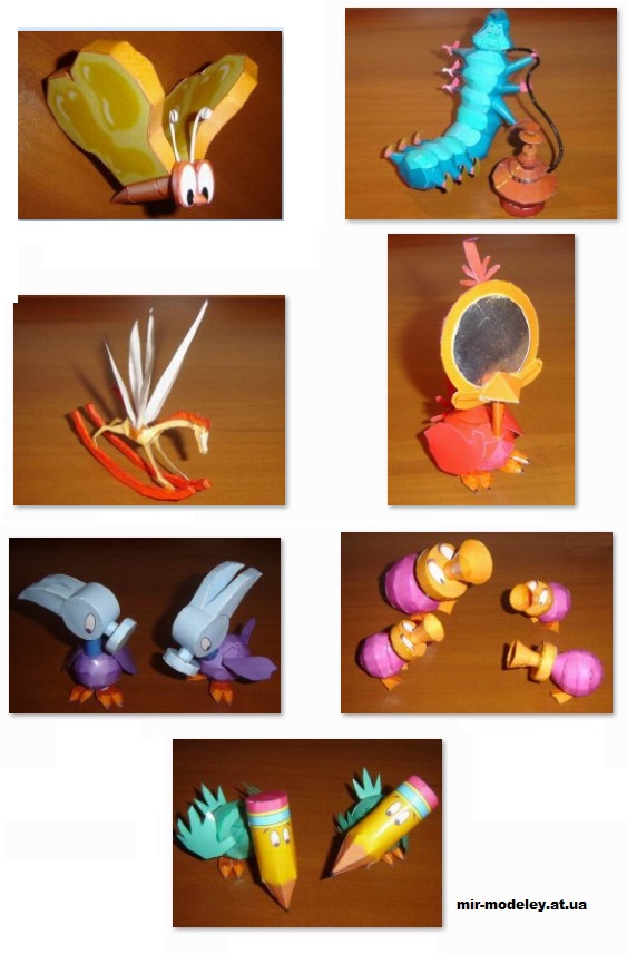 №13363 - Alice in Wonderland / Алиса в стране чудес (Paper Inside) из бумаги