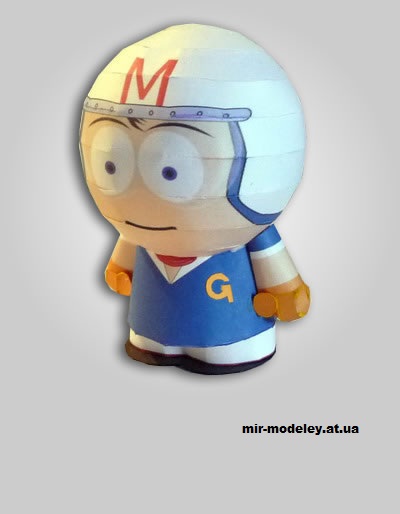 №13374 - South Park - Speed Racer (Paper Inside) из бумаги