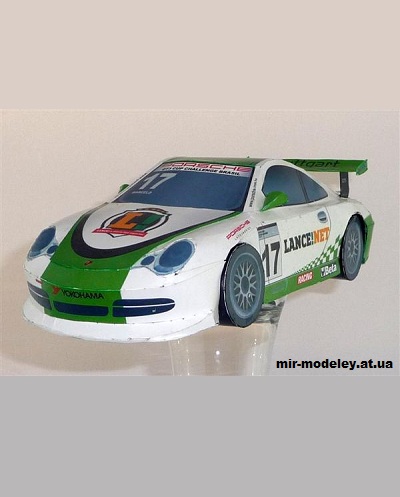 №13359 - Porsche 996 (Paper Inside) из бумаги