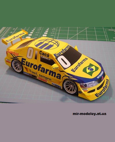 №13358 - Mitsubishi Lancer - Eurofarma (Paper Inside) из бумаги