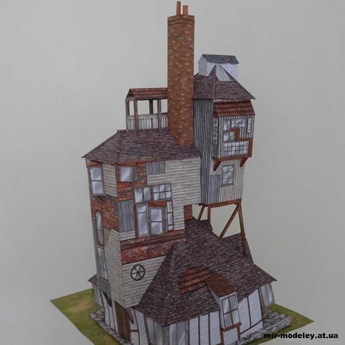 №13337 - The Burrow (Paper Inside) из бумаги