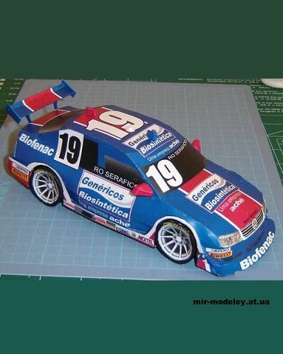 №13338 - VW Bora (Paper Inside) из бумаги