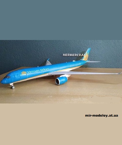 №13405 - Airbus A350-900 Vietnam Airlines (Edwin Rodriguez) из бумаги