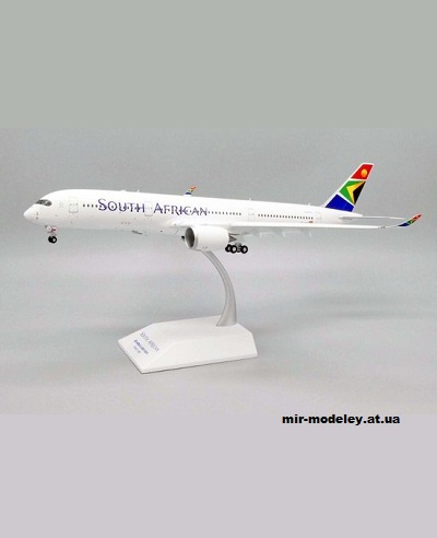 №13427 - Airbus A350-900 South African Airways (Edwin Rodriguez) из бумаги