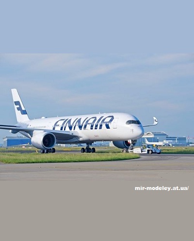 №13407 - Airbus A350-900 Finnair (Edwin Rodriguez) из бумаги