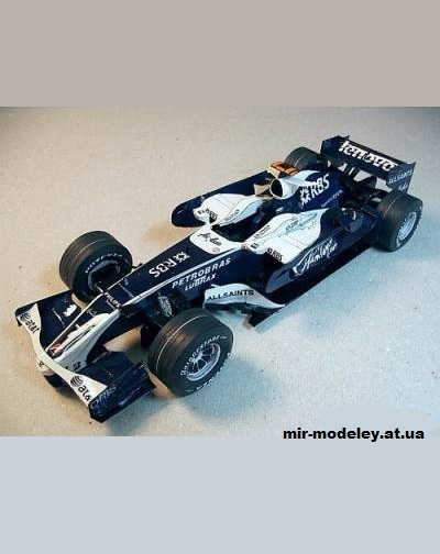 №13557 - Williams FW30 (Robert Blaschke) из бумаги