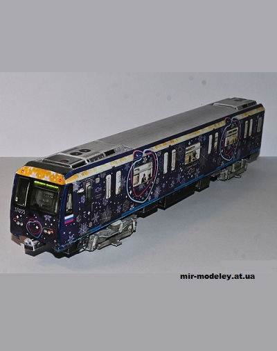 №13581 - Новогодний поезд метро 81-760/761