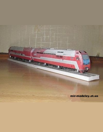 №13589 - Газотурбовоз ГТ1-001 (Mungojerrie - Alexandr87) из бумаги