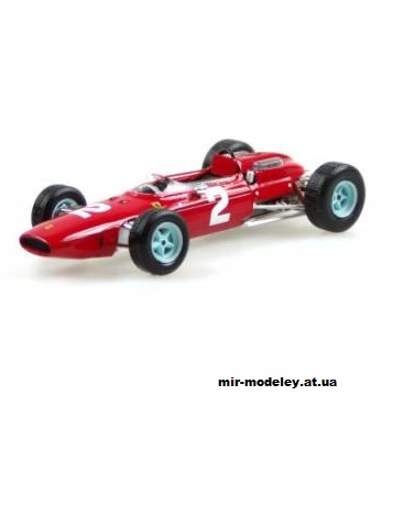 №13551 - Ferrari 158 - GP Italia 1964 (Forum Team 08) из бумаги