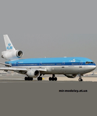 №13534 - McDonnell Douglas MD-11 KLM (Edwin Rodriguez - Андрей Клочко) из бумаги