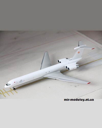 №13531 - Ilyushin IL-62MGr Rada Airlines (Hermercraft) из бумаги