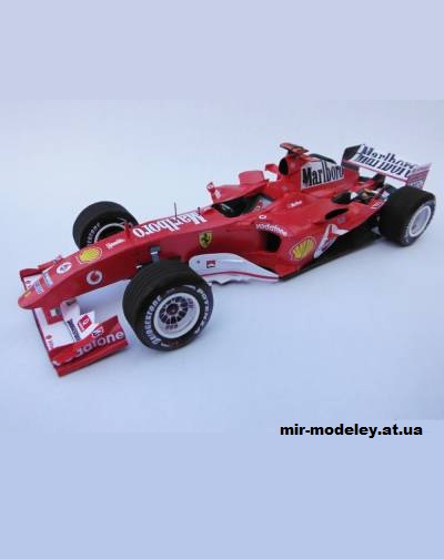 №13560 - Ferrari F2004 - Hungarian GP 2004 (Forum Team) из бумаги