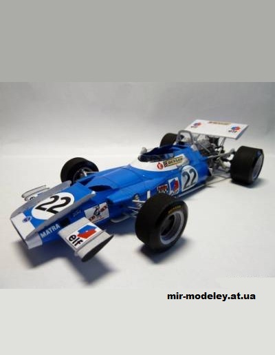 №13558 - Matra MS80 Italian GP J.P.Beltoise (Forum Team) из бумаги