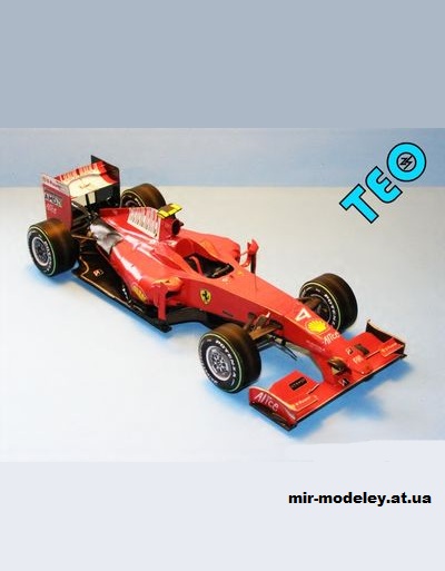 №13556 - Ferrari F60-GP Australia 2009 [Forum Team 020] из бумаги