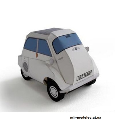 №13695 - BMW Izetta 300 (Ichiyama's Paper Cards) из бумаги