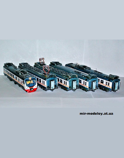 №13611 - ЭД4М-0479 «Физтех.электричка» (Mungojerrie) из бумаги