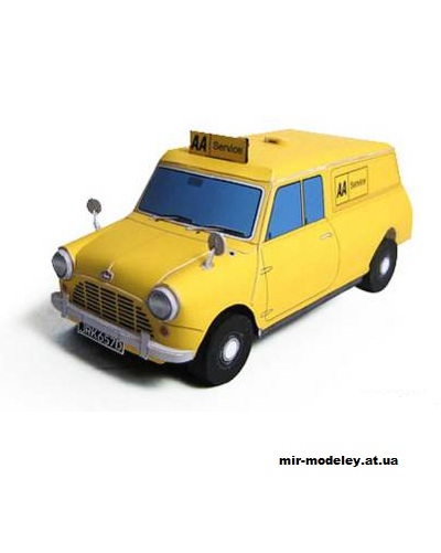 №13702 - Mini Van (Ichiyama's Paper Cards) из бумаги