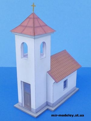 №13764 - Kaplička v Tišicích (Ondrej Hejl) из бумаги