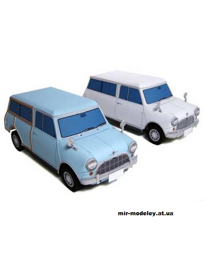 №13701 - Mini Countryman Travelle (Ichiyama's Paper Cards) из бумаги
