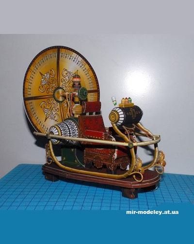 №13762 - Time Machine (Uhu02) из бумаги