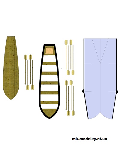 №13720 - Armed Picket boat 1862 [Models'n'Moore] из бумаги