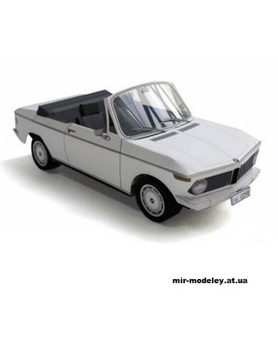 №13697 - BMW2002 Cabriolet (Ichiyama's Paper Cards) из бумаги