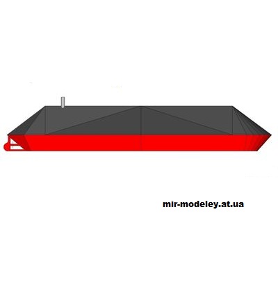 №13719 - Norris 1861 Light Ironclad [Models'n'Moore] из бумаги