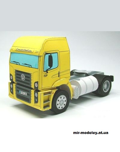№13750 - Тягач Volkswagen Titan Constellation 19-320 [Lenden Market] из бумаги
