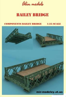 №13754 - Bailey bridge (Alin Models) из бумаги
