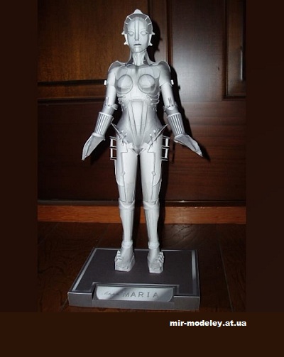 №13761 - Робот Мария (Метрополис) (Uhu02) из бумаги