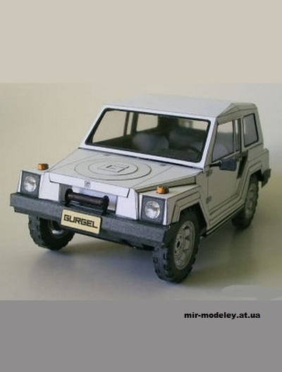 №13852 - Gurgel X12-TR (Papel MOD) из бумаги