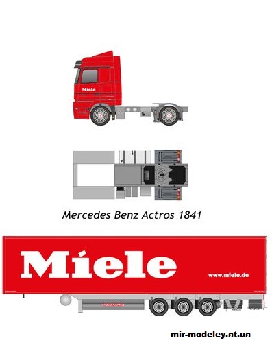 №13821 - Mercedes Benz Actros 1841