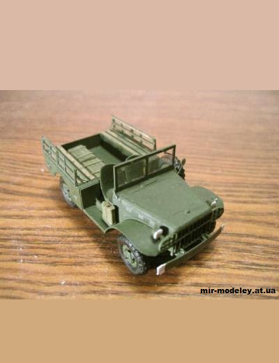 №13824 - Dodge WC-51 (Serezasmodels) из бумаги