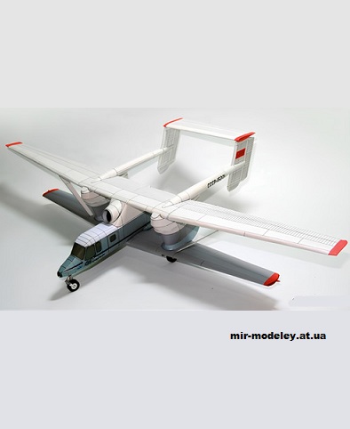 №13845 - Сельскохозяйственный самолет PZL M-15 Belphegor (Murph's Models) из бумаги