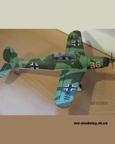 №13899 - Arado Ar 96 B (Rudolf Heger) из бумаги