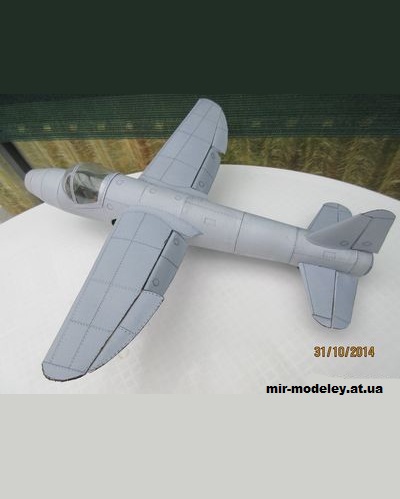 №13906 - Heinkel He 178 (Rudolf Heger) из бумаги