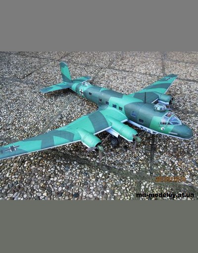 №13903 - Многоцелевой самолет Focke-Wulf Fw 200 Condor (Rudolf Heger) из бумаги